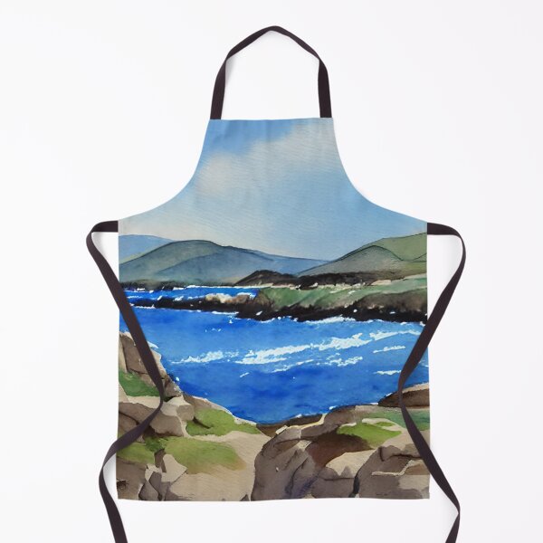 Item preview, Ring of Kerry Ireland Coast Watercolor Art designed and sold by viewgraphics.
