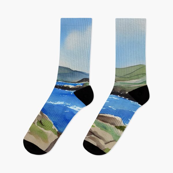 Item preview, Ring of Kerry Ireland Coast Watercolor Art designed and sold by viewgraphics.