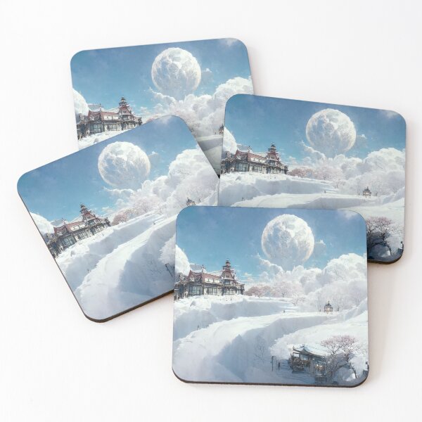 Item preview, Snowed Over Japanese Style Building 3 designed and sold by Styxiann.