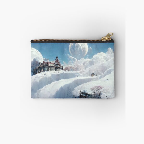 Item preview, Snowed Over Japanese Style Building 3 designed and sold by Styxiann.