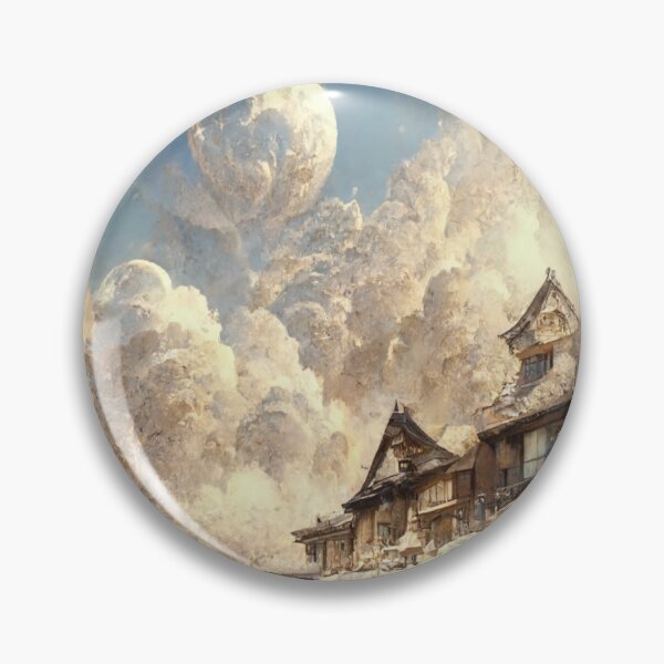 Item preview, Snowed Over Japanese Style Building 4 designed and sold by Styxiann.
