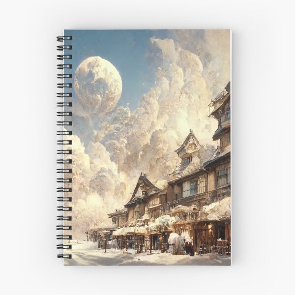 Item preview, Snowed Over Japanese Style Building 4 designed and sold by Styxiann.