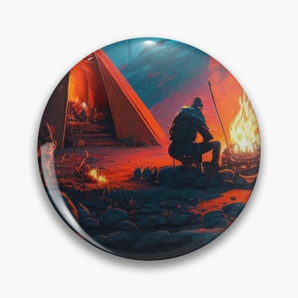 Item preview, Valheim Vikings Full Moon Fire designed and sold by AICreateWorlds.