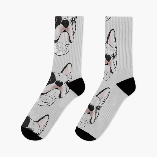 Item preview, Black and White Friendly Frenchie I designed and sold by rmcbuckeye.