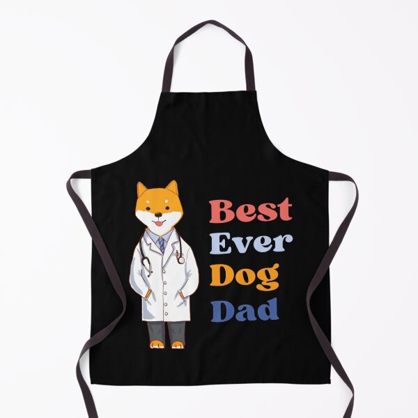 Item preview, Best Ever Dog Dad, doctor dog, dog doctor, dog in doctor’s gown, Funny Orthopedic, Skeleton Orthopedics Design. designed and sold by doctors-apparel.