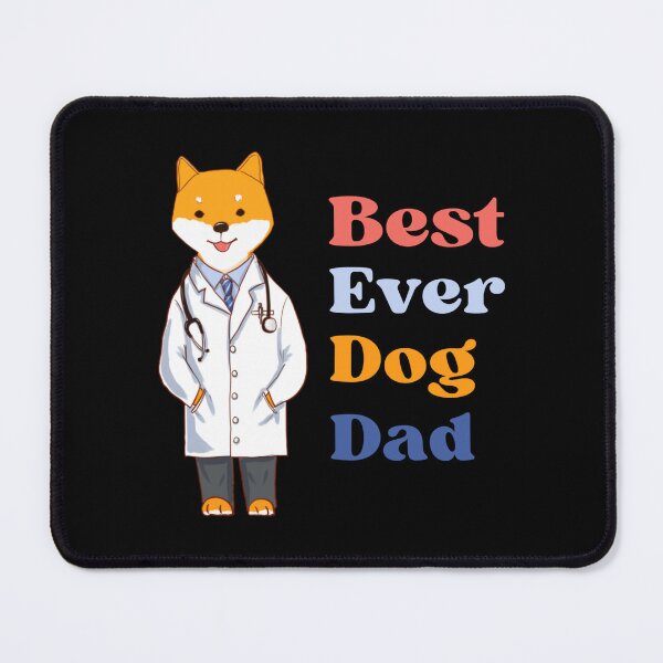 Item preview, Best Ever Dog Dad, doctor dog, dog doctor, dog in doctor’s gown, Funny Orthopedic, Skeleton Orthopedics Design. designed and sold by doctors-apparel.