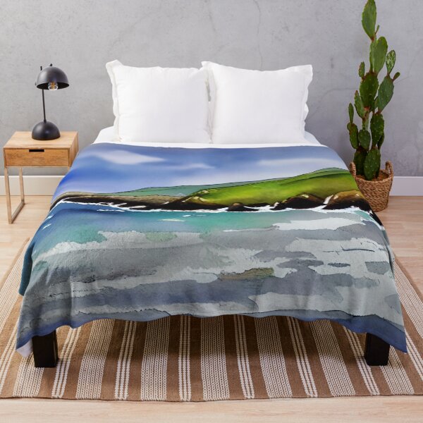 Item preview, Ring of Kerry Ireland Coast Watercolor Art designed and sold by viewgraphics.