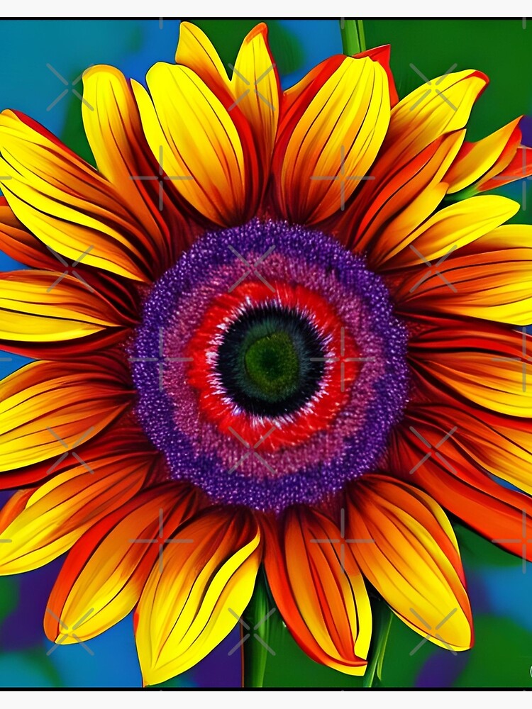 Rainbow Sunflower