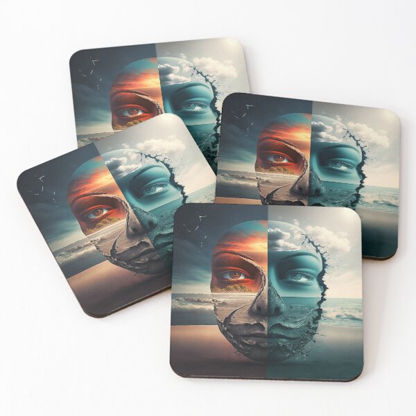 Item preview, portrait of positive & negative designed and sold by TripleEdge22.