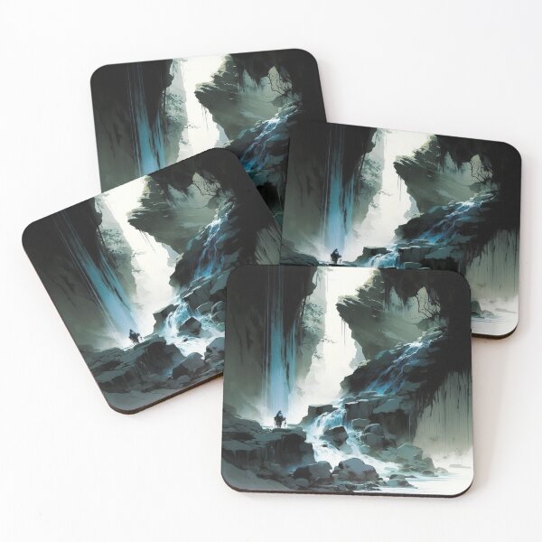 Item preview, Phantasmal Cascade, Cavern Waterfaill with Wraith designed and sold by Electric-Llama.
