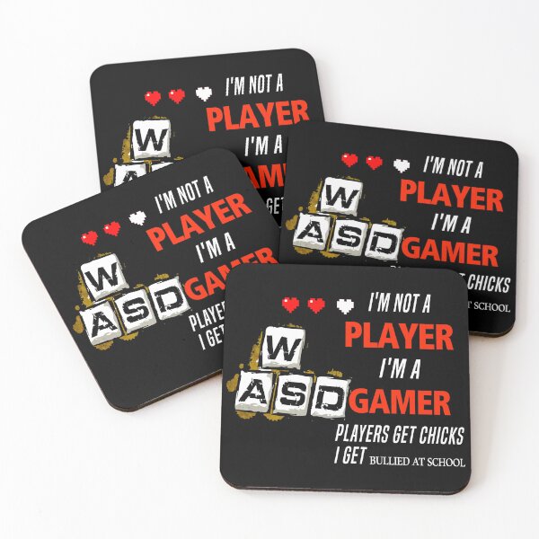 Item preview, I'm Not A Player I'm A Gamer Players Get Chicks I Get Bullied At School designed and sold by saidox.