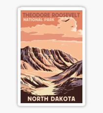 Theodore Roosevelt National Park North Dakota USA Sticker
