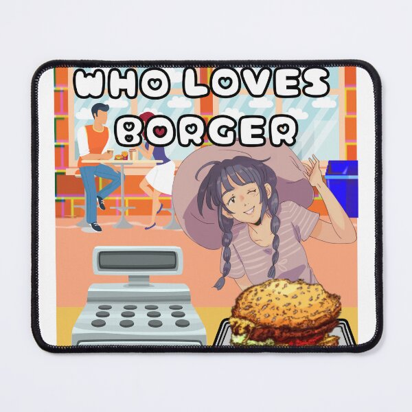 Item preview, Just A Girl Who Loves Borger designed and sold by SortaPrettyOk.