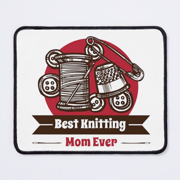 Item preview, best knitting mom ever designed and sold by carriemolinar.
