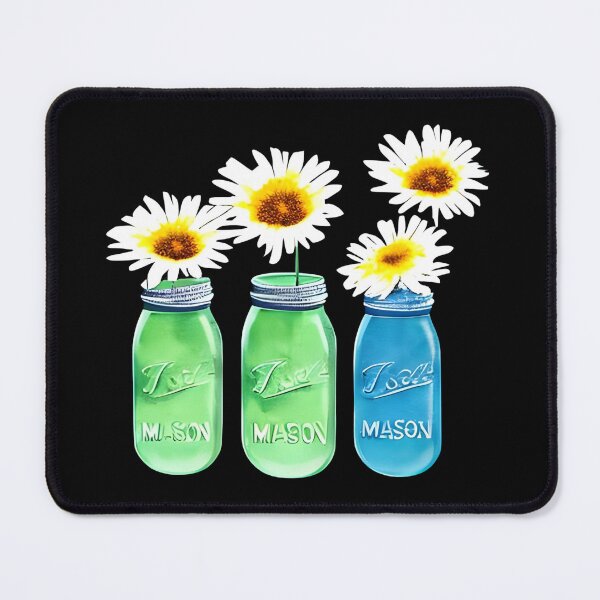 Item preview, Mason Jar Daisies artwork designed and sold by gramizzia.