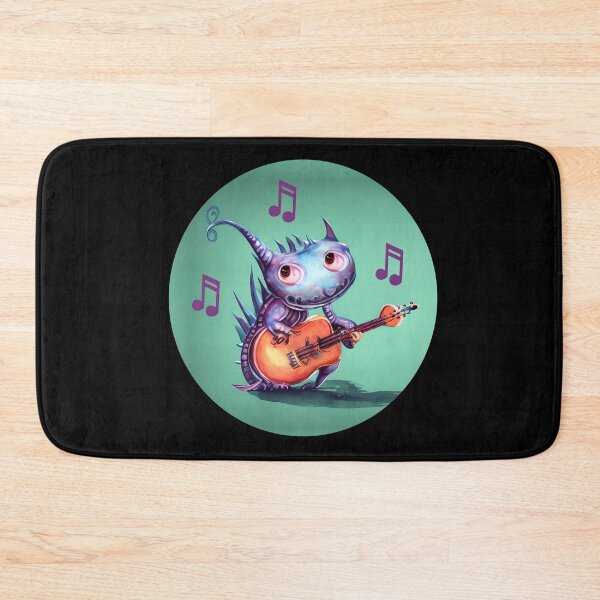 Item preview, Baby dragon guitarist designed and sold by Artbellachi.