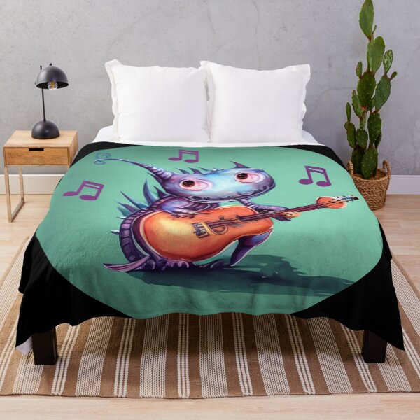Item preview, Baby dragon guitarist designed and sold by Artbellachi.