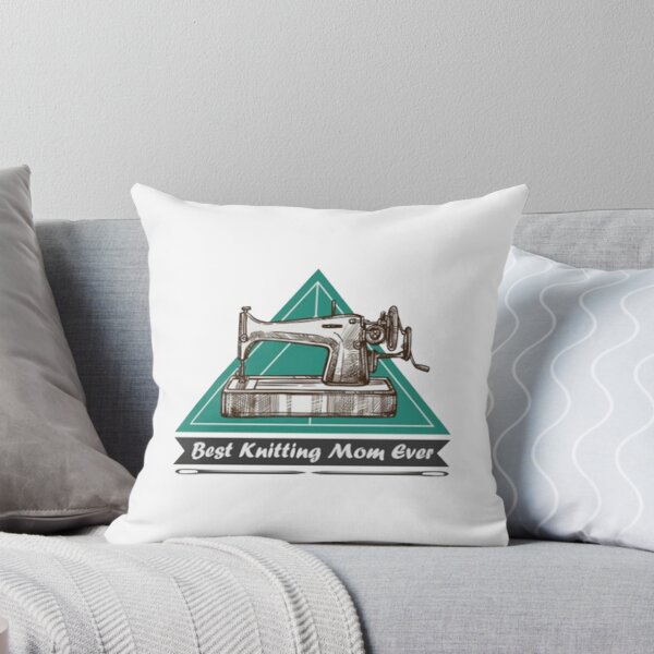 Item preview, best knitting mom ever-sewing machine designed and sold by carriemolinar.