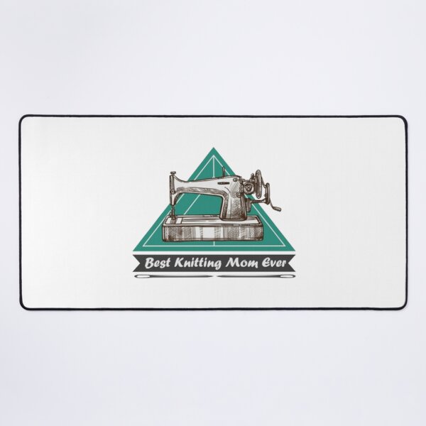Item preview, best knitting mom ever-sewing machine designed and sold by carriemolinar.