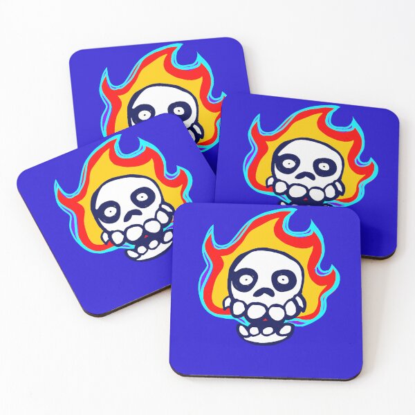 Item preview, Flaming Skull designed and sold by A-Friends-Shop.