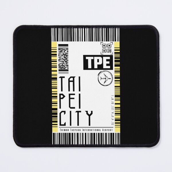 Item preview, TAIPEI CITY boarding pass Luggage sticker designed and sold by LeddsoDello.