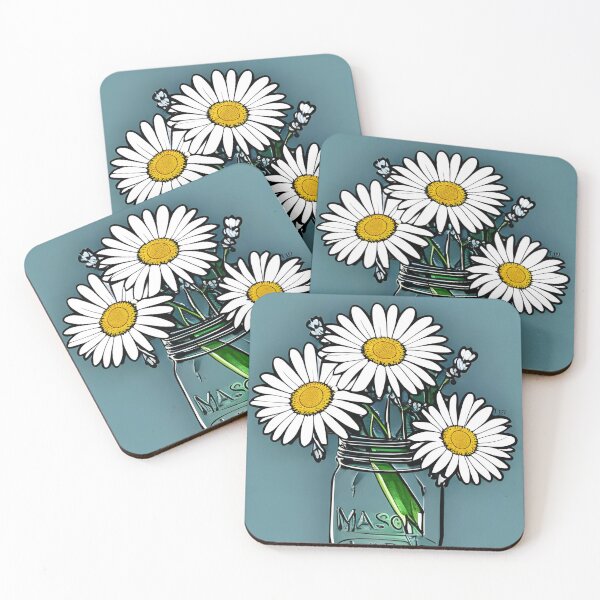 Item preview, Mason Jar Daisies artwork designed and sold by gramizzia.