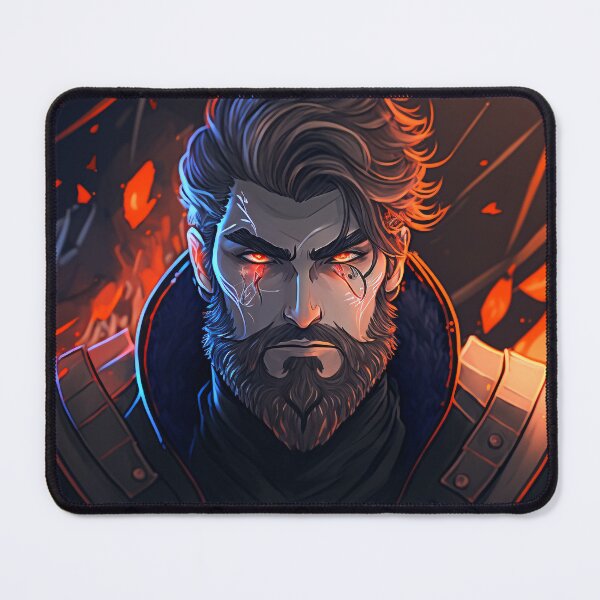 Item preview, Valheim Fire Storm Viking Portrait designed and sold by AICreateWorlds.