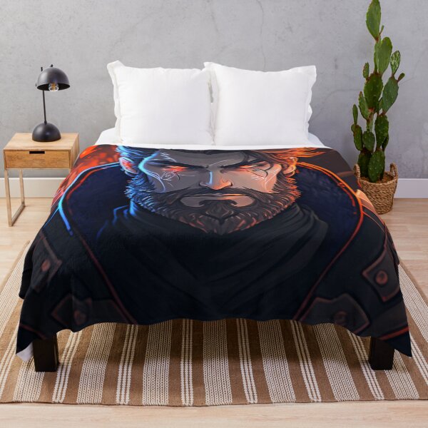 Item preview, Valheim Fire Storm Viking Portrait designed and sold by AICreateWorlds.