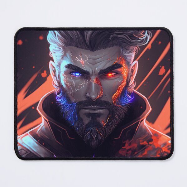 Item preview, Valheim Fire and Ice Viking Portrait designed and sold by AICreateWorlds.