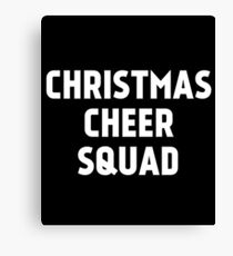 Christmas Cheer Squad - Cute Holiday Celebration Canvas Print