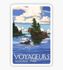 Voyageurs Nationalpark Minnesota, USA Reisen Aufkleber Sticker