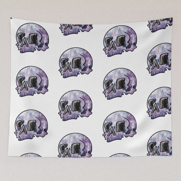 Item preview, Marble skull designed and sold by LapCatCreations.