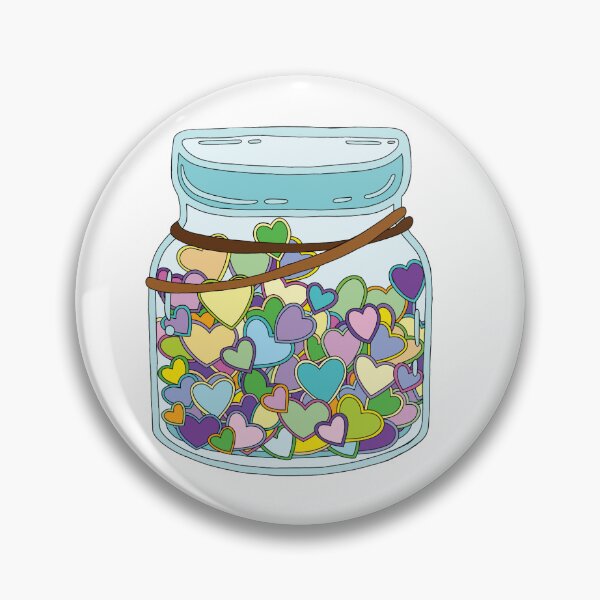 Item preview, Tarro de corazones de paleta designed and sold by StareCreature.