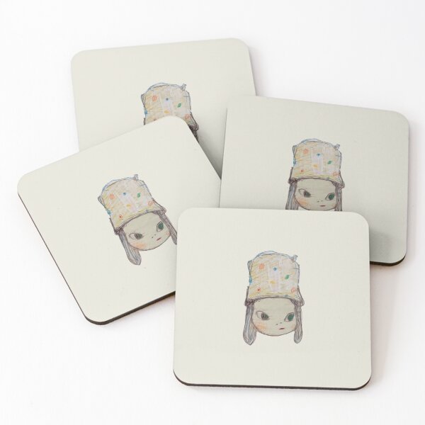 Item preview, yoshitomo nara girl with hat designed and sold by plantrobert.