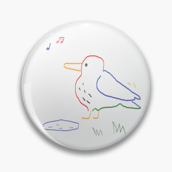 Artikelvorschau, Vogel, Singen, A, Lied, Zeichnen, Tier, Gekritzel, Buntes, Strichzeichnung, Illustriert entworfen und verkauft von WASHINGMACHINE’s vacation.