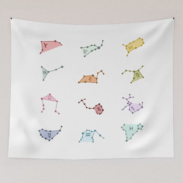 Item preview, 12 zodiac constellations designed and sold by rosecolashop.