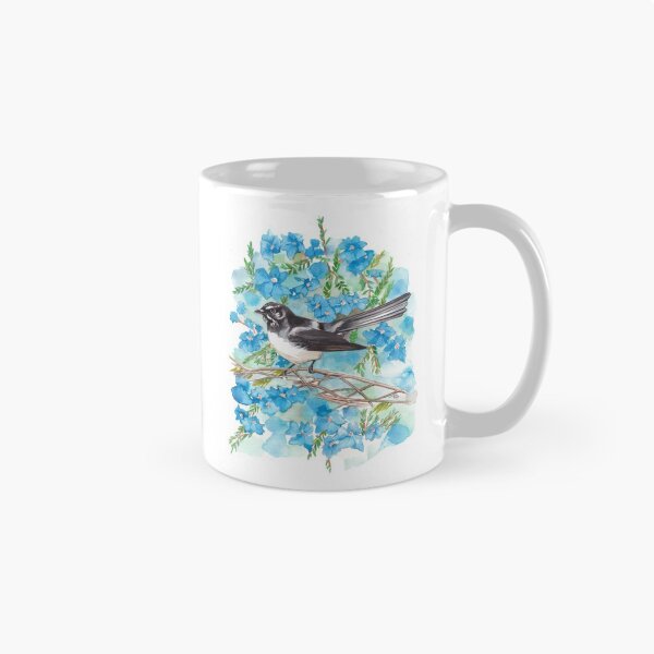 Item preview, Willie Wagtail on Lechenaultia designed and sold by PollaPosavec.