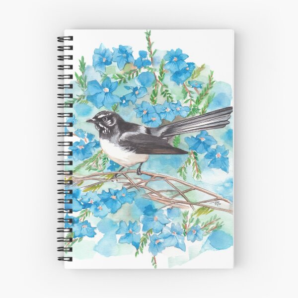 Item preview, Willie Wagtail on Lechenaultia designed and sold by PollaPosavec.