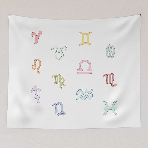 Item preview, 12 zodiac glyphs designed and sold by rosecolashop.