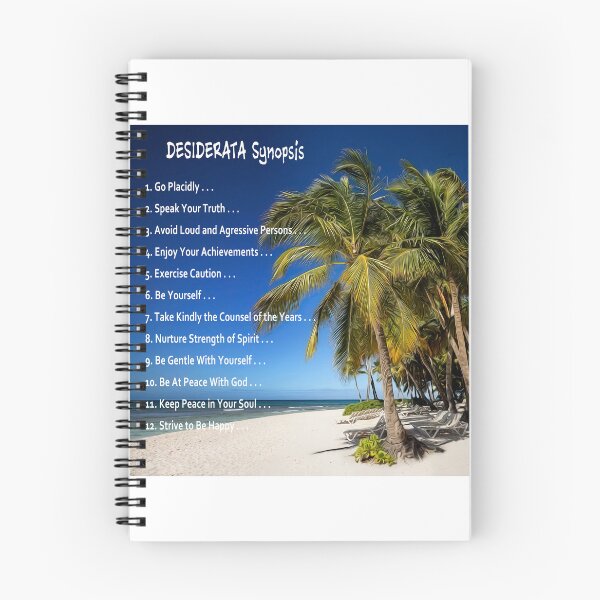 Item preview, DESIDERATA Synopsis - Lounging Under the Palms designed and sold by Daniel Hagerman.