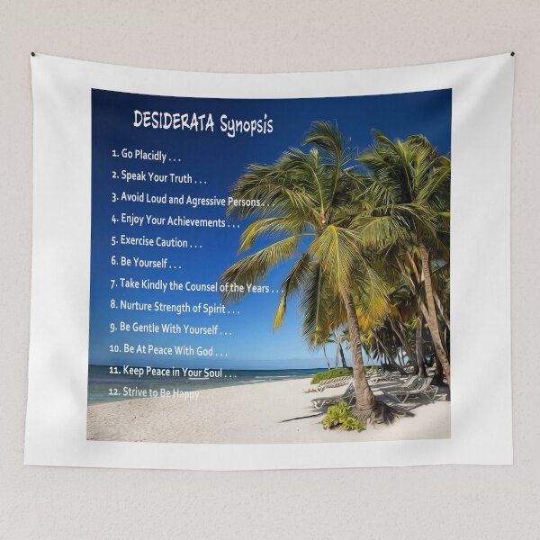 Item preview, DESIDERATA Synopsis - Lounging Under the Palms designed and sold by Daniel Hagerman.