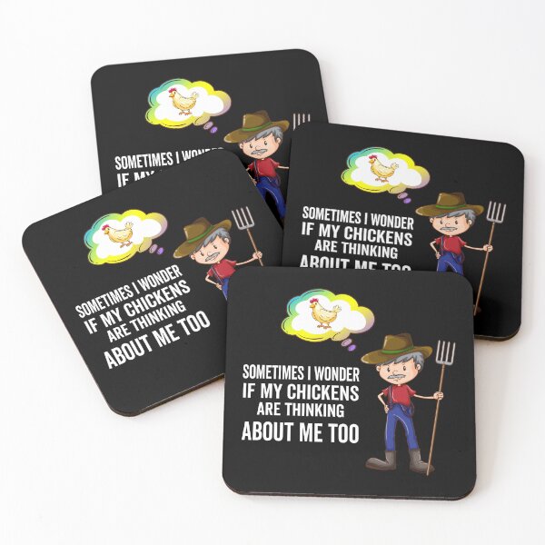 Item preview, Sometimes I Wonder If My Chickens Are Thinking About Me Too designed and sold by aliceoutline.