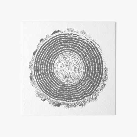 Tree Rings | Dendrochronology | Trees | Nature | Art Board Print