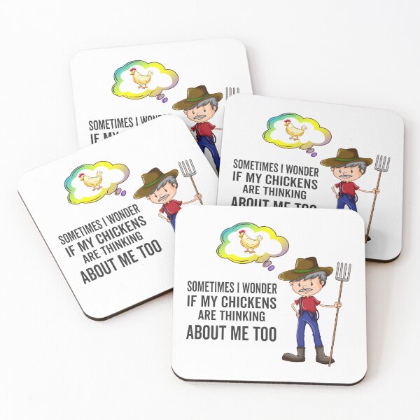 Item preview, Sometimes I Wonder If My Chickens Are Thinking About Me Too designed and sold by aliceoutline.