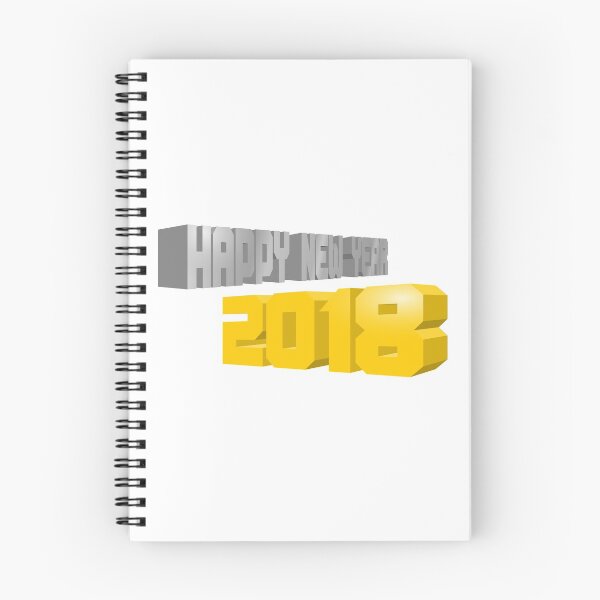 Item preview, Happy New Year 2018 - 3D designed and sold by WonderLang.