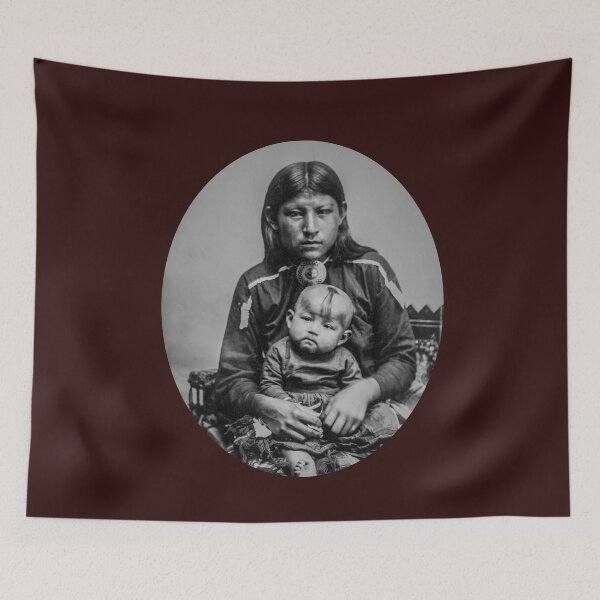 Item preview, Osage Mom With Baby 1905 designed and sold by lobodelnoir.