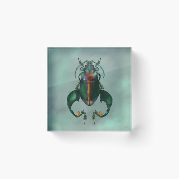 Item preview, Green Frog Legged Beetle by Ela Steel designed and sold by elasteel.