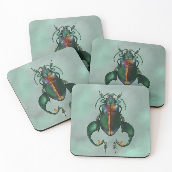 Item preview, Green Frog Legged Beetle by Ela Steel designed and sold by elasteel.
