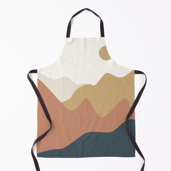 Item preview, Abstract  minimal modern art landscape, boho design in earth tone colors 27  designed and sold by vishalraifx.