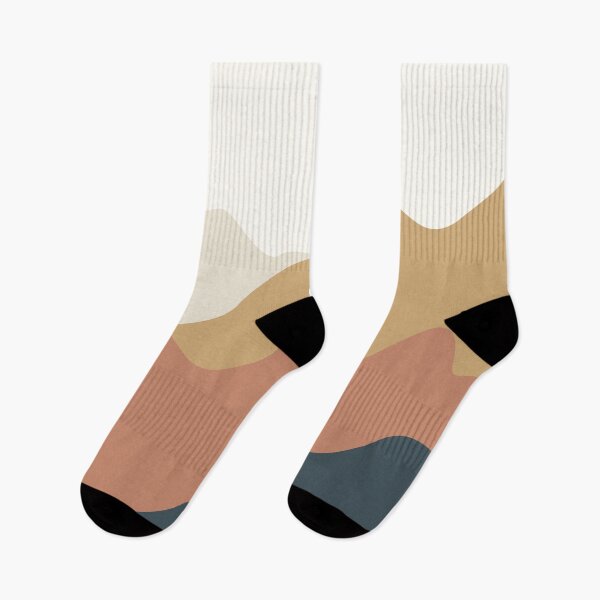 Item preview, Abstract  minimal modern art landscape, boho design in earth tone colors 27  designed and sold by vishalraifx.